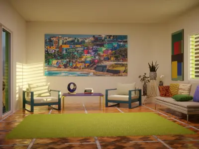 Modern House 1 Free 3D model