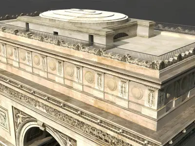 Arc de Triomphe 3D model