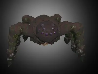 Monster Spider Low-poly 3D model