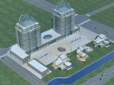 Office Building Collection 50 items Vol6 3D model