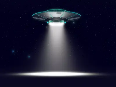 Alien UFO  3D model