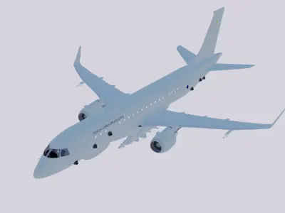 Embraer Maritime Patrol FAB Low-poly 3D model
