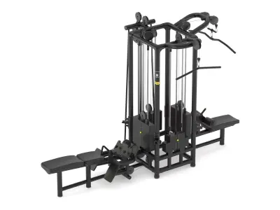 Technogym Cable Stations 4 3D model