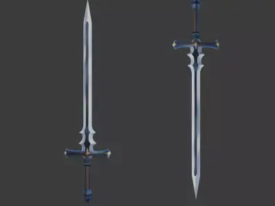 Dwarf Sword 3D model