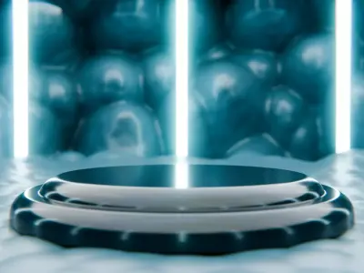 Modular Commercial Environment V1 - Scene for Blender 3D model