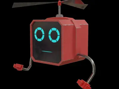 Flying bot 3D model