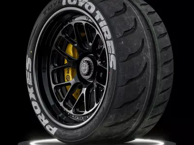 Toyo Proxes R888R 315 30 ZR20 101Y 3D model