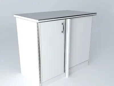 DU100 kitchen cabin Free 3D model