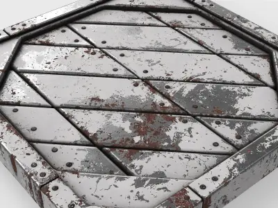 panel sci-fi 08 3D model