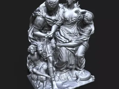 Arria and Paetus 3D print model