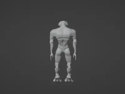 Insectoid warrior 3D model