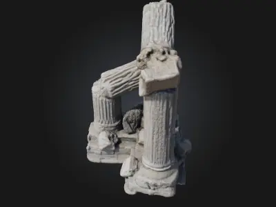 Ancient Ruins  Timeless Echoes of a Forgotten Civilization 3D model