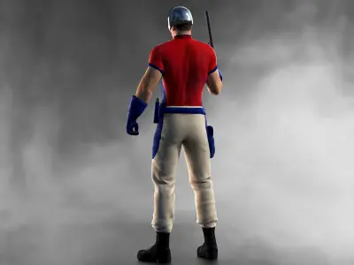 Peacemaker  Low-poly 3D model