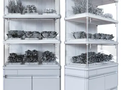 Farmshelf fridge 3D model