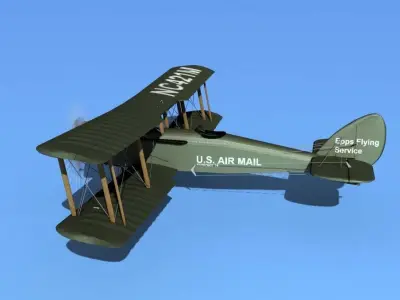 Airco DH-4 V02 US Air Mail 3D model