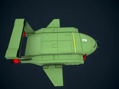 Nave Thunderbird 2 3D print model