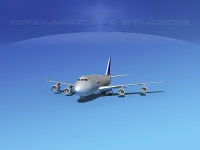 Boeing 747-400 FedEx 3D model