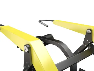 Technogym - Plate Loaded - Seated Dip 3D model