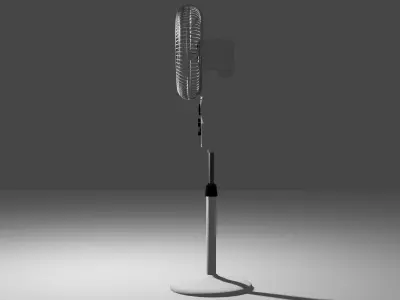 Tall Fan Free 3D model