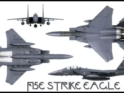 F-15E Strike Eagle 3D model