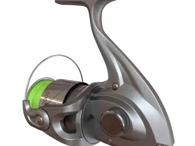 Select Fishing Reel 3D model