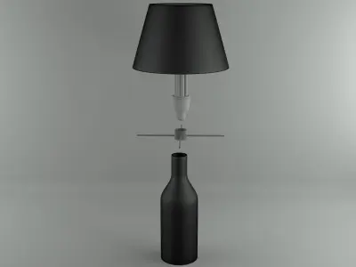 LampShade Bottle Design 3D model