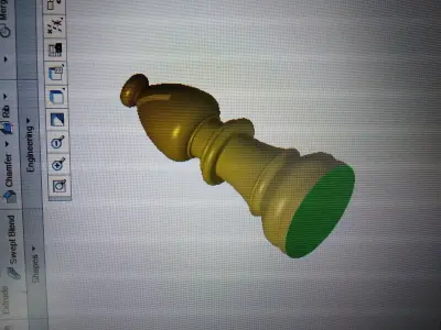 3D Model of Chess Part 3D model