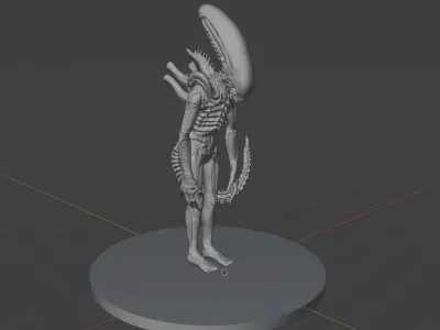 Xenomorph 3D Print Model Big Chap Inspired 1979 Alien 3D print model