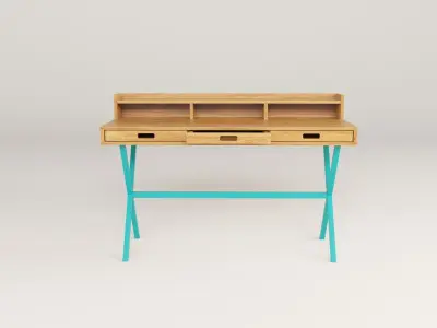 Desk 3D model