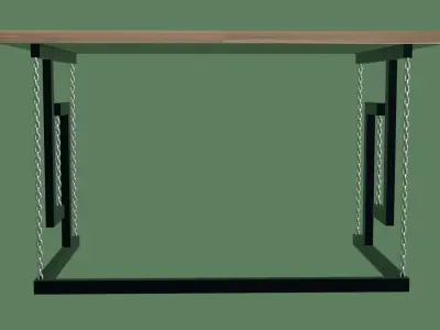  Fancy 3D Table Low-poly 3D model