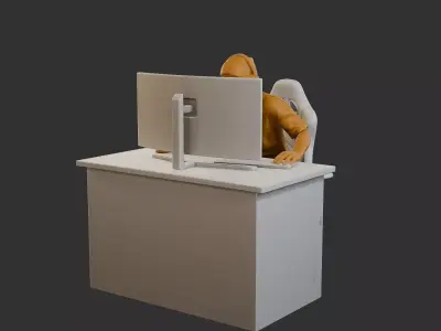 Video Game Player VGP1 003 3D print model