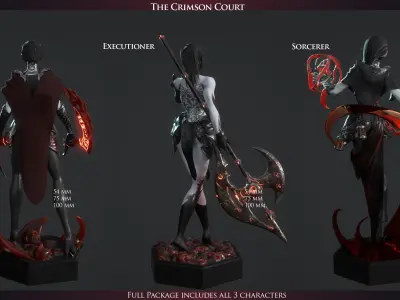 The crimson court Full Package Commercial Licensed 3D print model