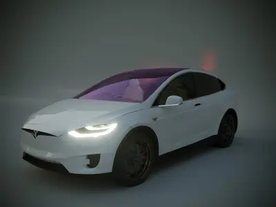 Tesla Model X 2016 Free 3D model