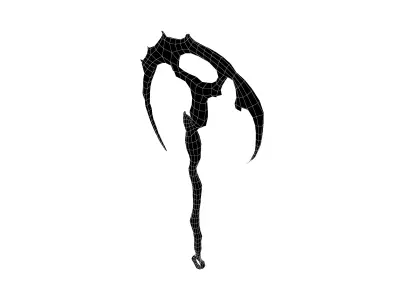 Cartoon Blade v1 001 Low-poly 3D model