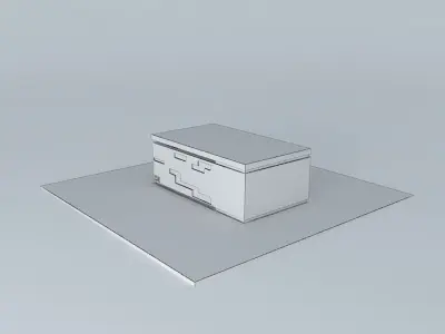 Santorini interior Free 3D model