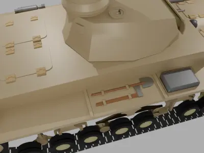 German Panzerkampfwagen III african campaign Free 3D model