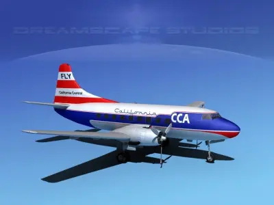 Martin 202 California Central 3D model