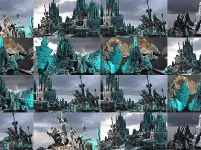 Christmas Winter Architecture Collection 