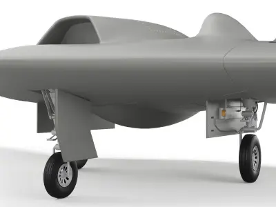 Lockheed Martin RQ-170 Sentinel UAV Drone US Version 3D model