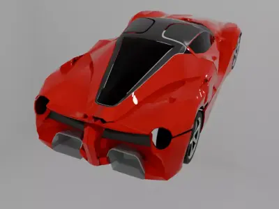 La Ferrari Free low-poly 3D model