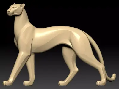 The Leopard 3D model