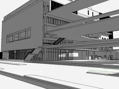 climate building complete revit project 3D model