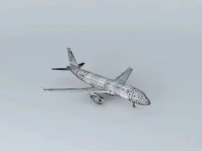 Royal Airways Airbus A320-201 Free 3D model