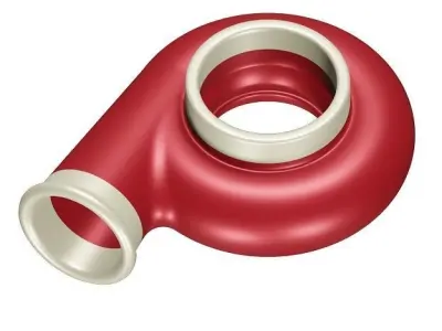 Kids Compressor Housing Toy 3D model