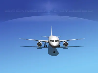 Boeing 757-300 LP SS Low-poly 3D model