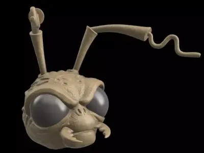 Custom Head - Insect Assassin Hunter Free 3D print model