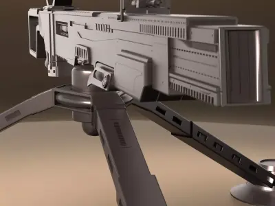 Sci-Fi Snipe 3D model