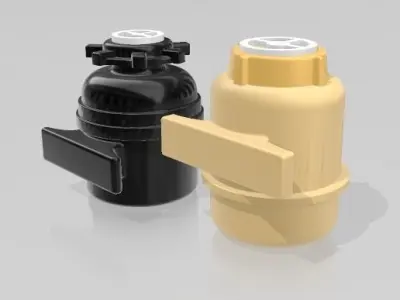 Power Steering reservoir 3D print model