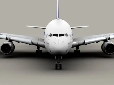 Airbus A380 Air France 3D model