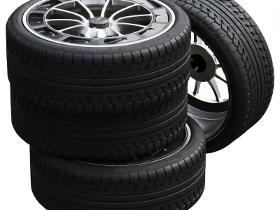 Pagani wheels 3D model